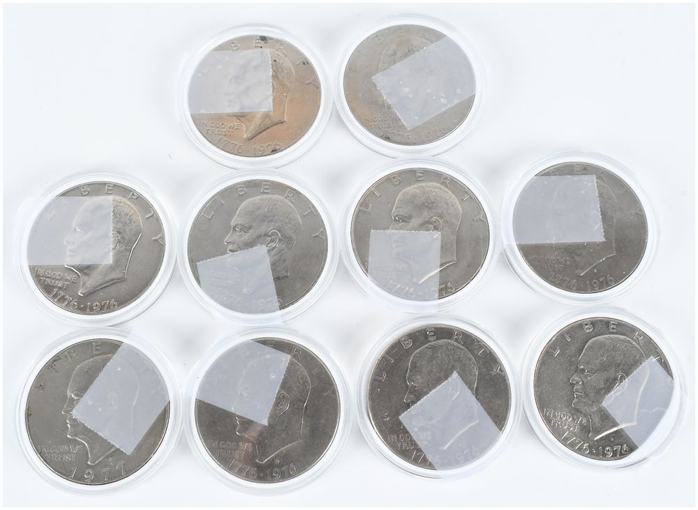 Lot 1202: A Collection of US Eisenhower One Dollar Coins