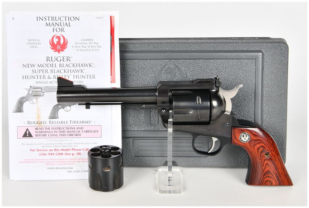 Lot 1263: Ruger New Model Blackhawk Single-Action Revolver .45 Caliber with 5.5 Inch Barrel