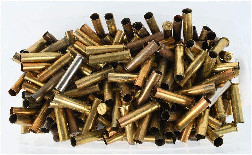 Lot 1286: A Lot of 204 Mixed Manufacturer .45-70 Government Empty Brass Casings for Reloading