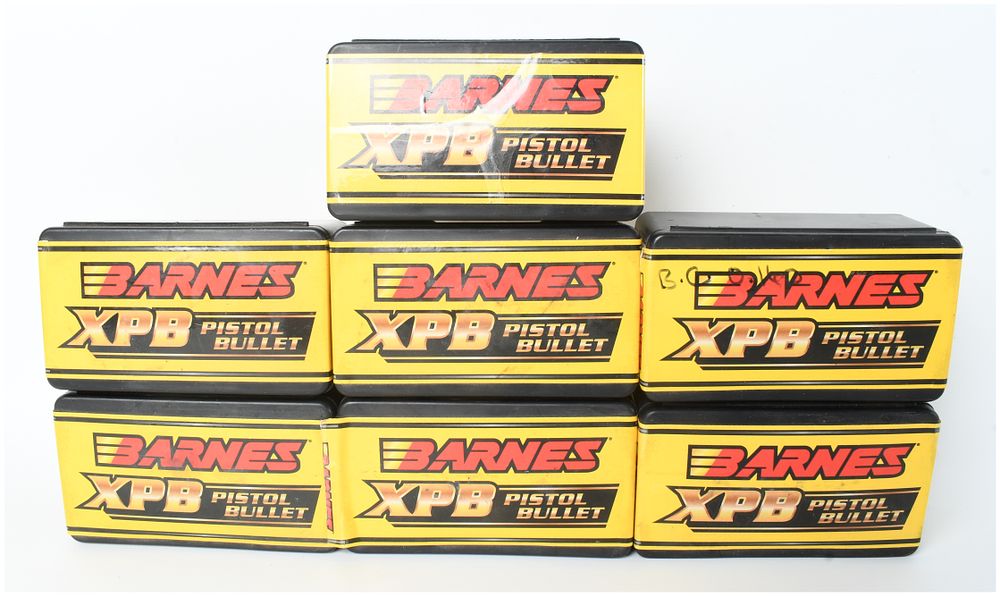 Lot 1346: A Lot of 130 Barnes XPB Cannelured Reloading Bullets .460 S&W Magnum