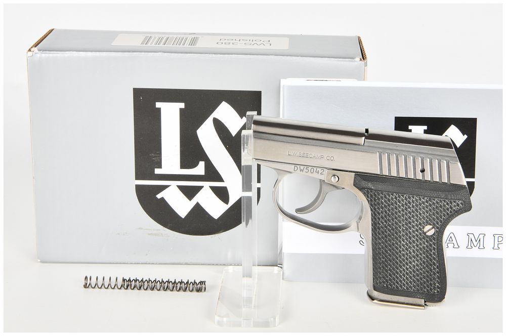 Lot 1485: L.W. Seecamp Co. LWS 380 Semi-Automatic Pistol .380 ACP with 2 Inch Barrel