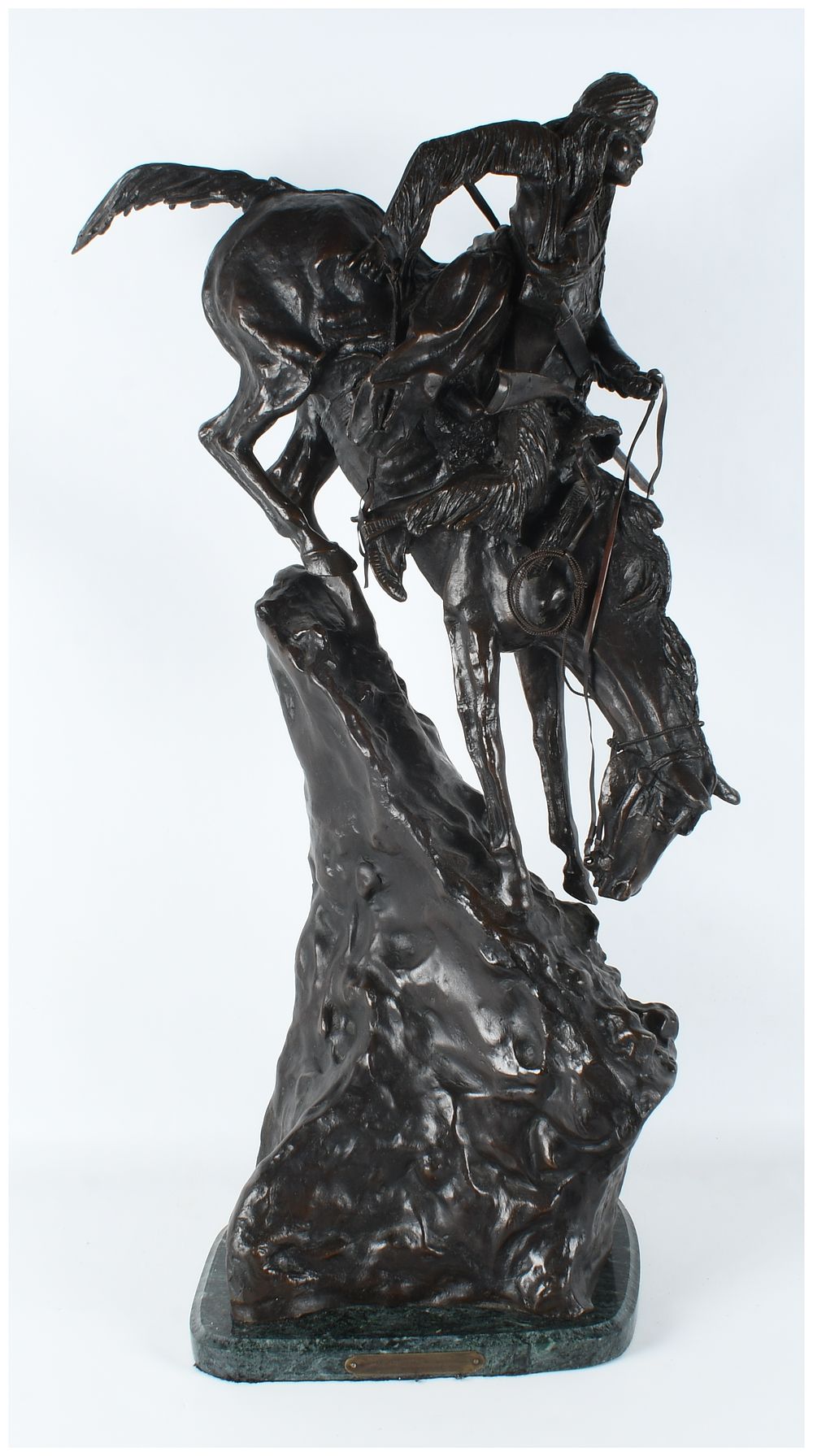Lot 26: Frederic Remington, Mountain Man Bronze Sculpture