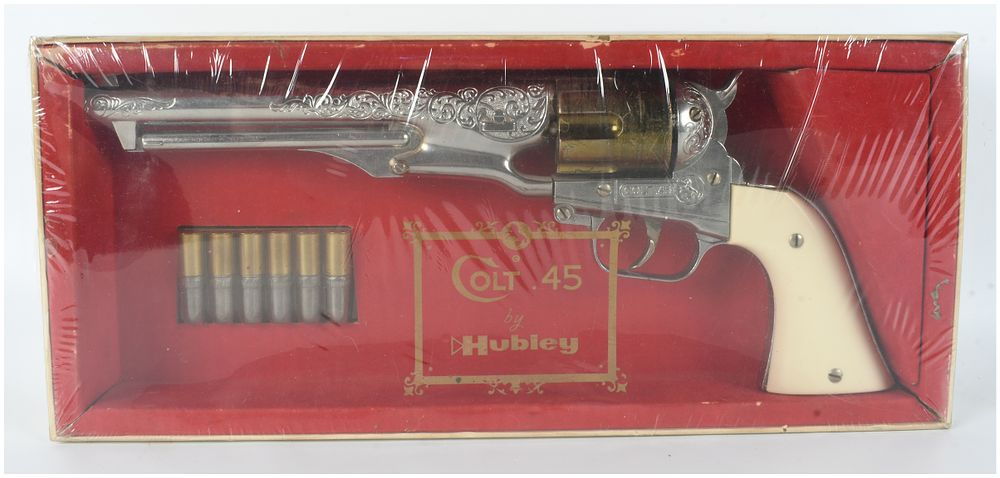 Lot 56: 1958 Hubley Colt .45 Cap Gun in Original Box