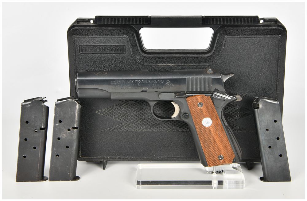 Lot 150: Colt MK IV Series 70 Government Model Semi-Automatic Pistol .45 Automatic with 5 Inch Barrel