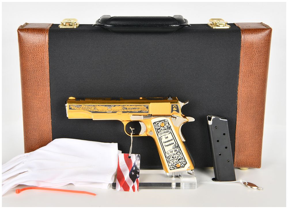 Lot 240: Auto-Ordnance 1911 Semi-Automatic Pistol .45 ACP with 5 Inch Barrel