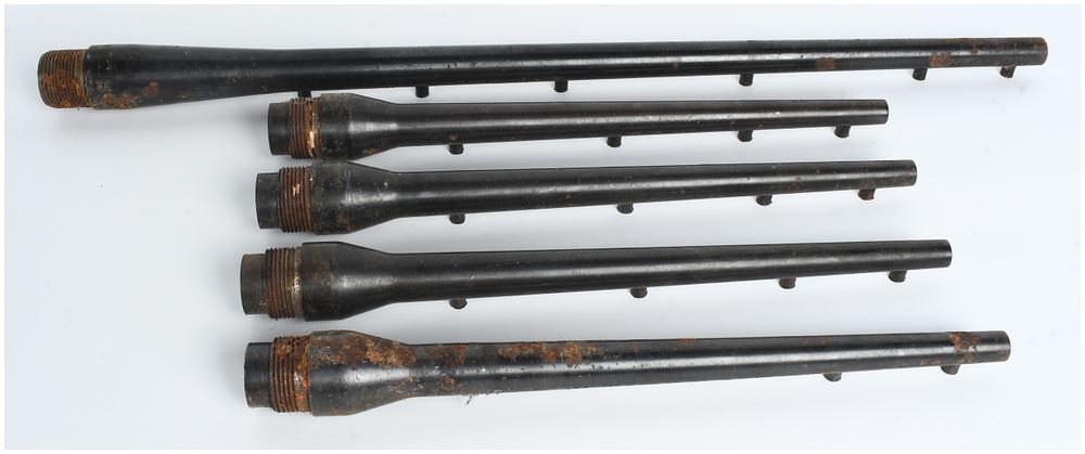 Lot 413: A Group of Five Remington XP-100 and Model 600 Bolt Action Barrels .221 Fireball and .243 Winchester