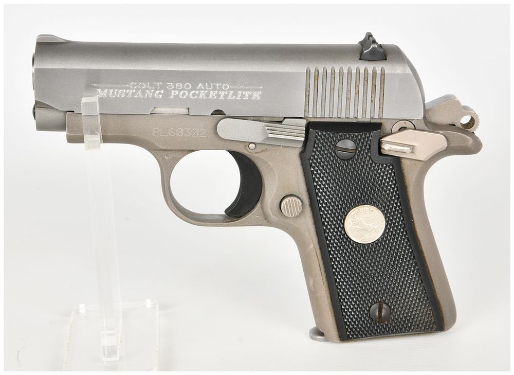 Lot 1389: Colt Mustang Pocketlite Semi-Automatic Pistol .380 Auto with 2.75 Inch Barrel