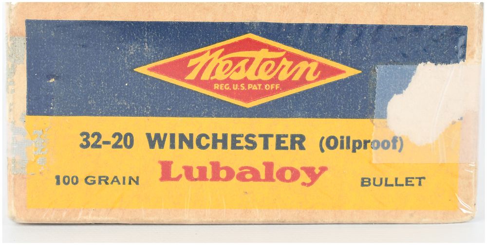 Lot 29: Western .32-20 Winchester Lubaloy 100 Grain Ammunition A Lot of 50 Rounds