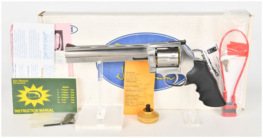 Lot 180: Dan Wesson Model 744 Double Action Revolver .44 Magnum with 8 Inch Barrel