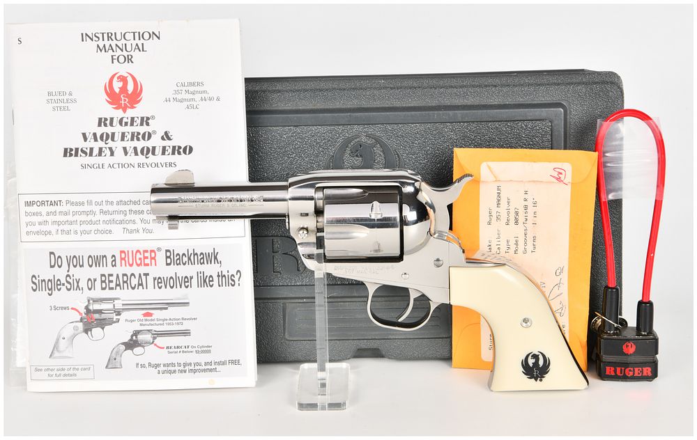 Lot 198: Ruger Vaquero Single Action Revolver .357 Magnum with 4.62 Inch Barrel