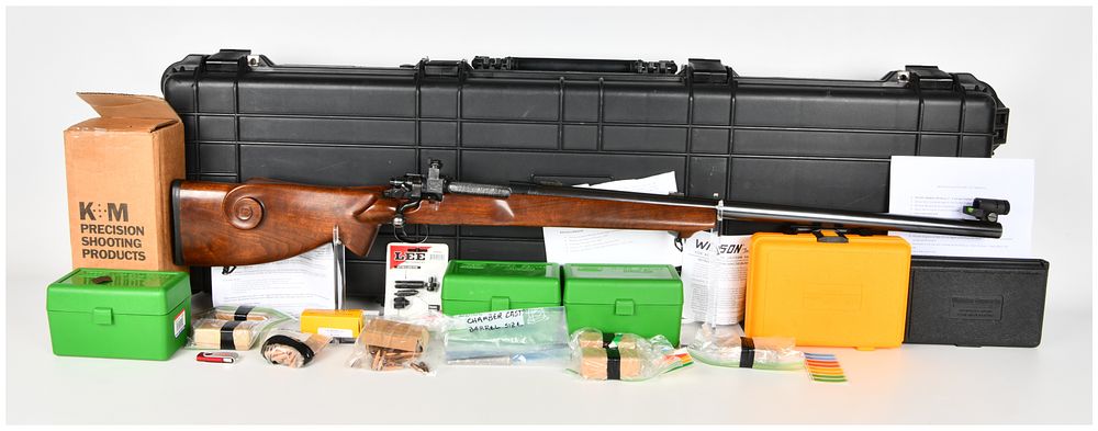 Lot 222: Elmer Keith Dubiel Arms Co. Custom Remington Model 1917 Bolt Action Target Rifle .280 Dubiel Magnum 1936