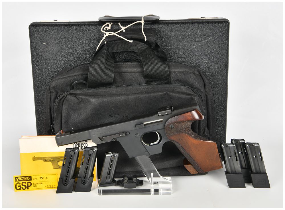 Lot 276: Walther GSP Semi-Automatic Target Pistol .22 l.r. with 4.5 Inch Barrel 1981