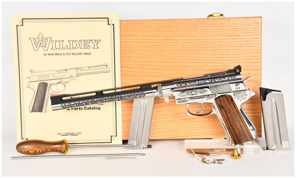 Lot 300: Wildey Survivor Semi-Automatic Pistol .45 Winchester Magnum with 10 Inch Barrel