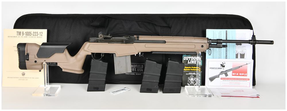 Lot 402: Springfield Armory M1A Semi-Automatic Rifle .308 with 22 Inch Barrel
