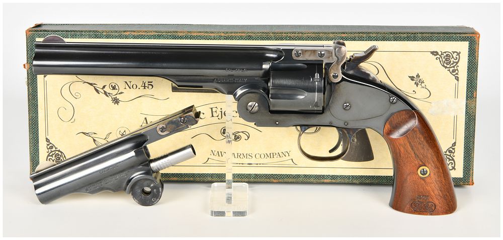Lot 420: Uberti 1875 Schofield Single Action Revolver .45 LC with 7 Inch and Extra 3.5 Inch Barrels