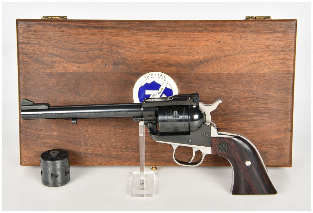 Lot 480: Ruger New Model Single-Six Single Action Revolver .22 Caliber with 6.5 Inch Barrel 1976