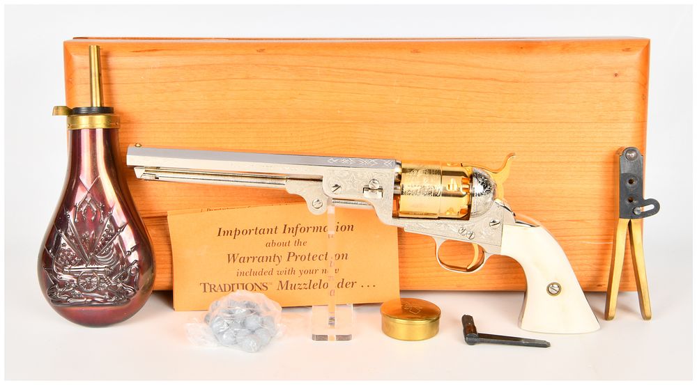 Lot 558: F.lli Pietta 1851 Navy Yank Single Action Percussion Revolver .44 Caliber with 7.5 Inch Octagonal Barrel