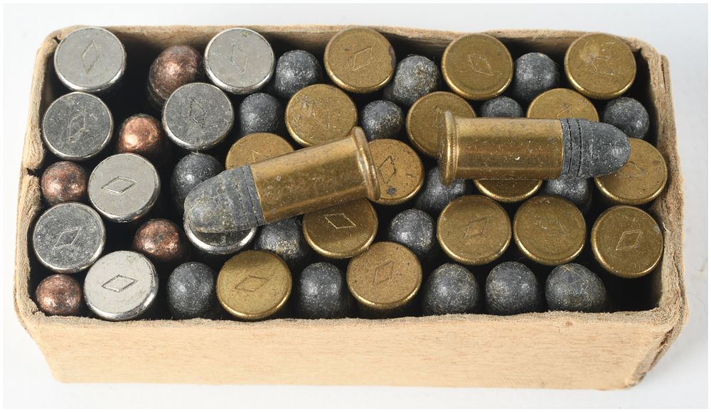 Lot 599: A Lot of 49 Western .22 Short Rimfire Ammunition Rounds