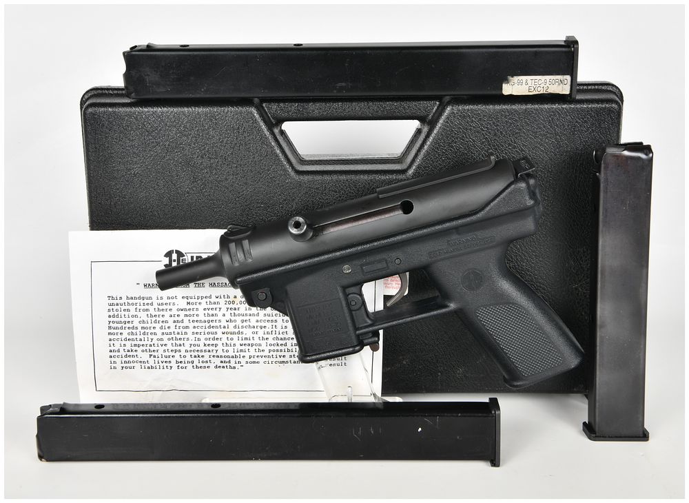 Lot 1233: Intratec AB-10 Semi-Automatic Pistol 9mm Luger