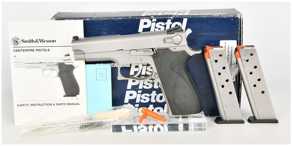 Lot 1503: Smith & Wesson Model 3906 Semi-Automatic Pistol 9mm with 4 Inch Barrel