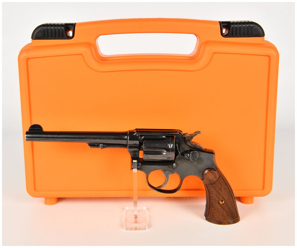 Lot 1071: Smith & Wesson .38 Military & Police Model of 1905 4th Change Double Action Revolver .38 S&W Special with 6 Inch Barrel