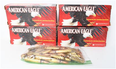 A Lot of 70 Federal American Eagle .223 Remington Centerfire Rifle Cartridges. This lot of 