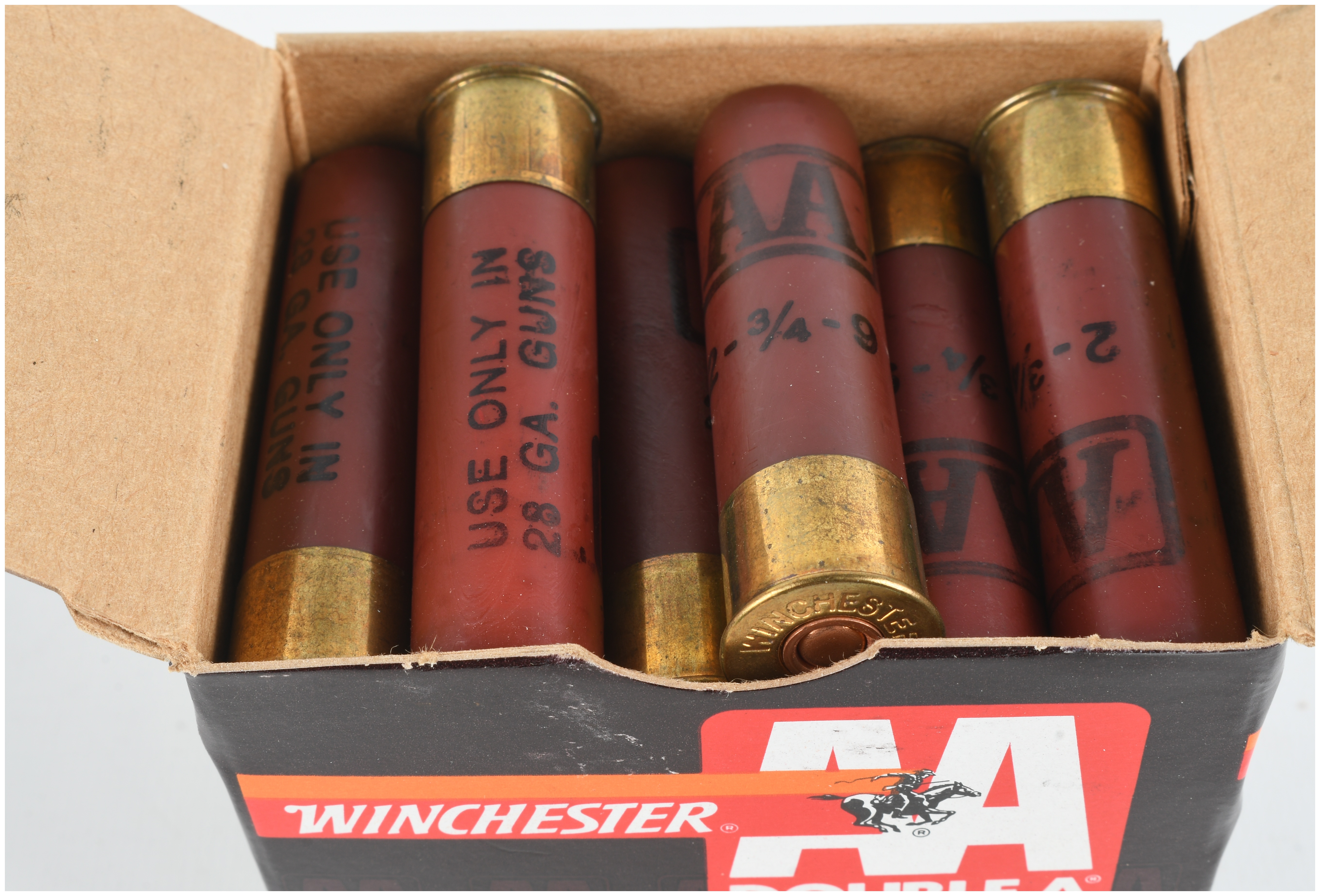 A Lot of 125 Rounds of Winchester AA Target Load 28 Gauge Shotgun Ammunition