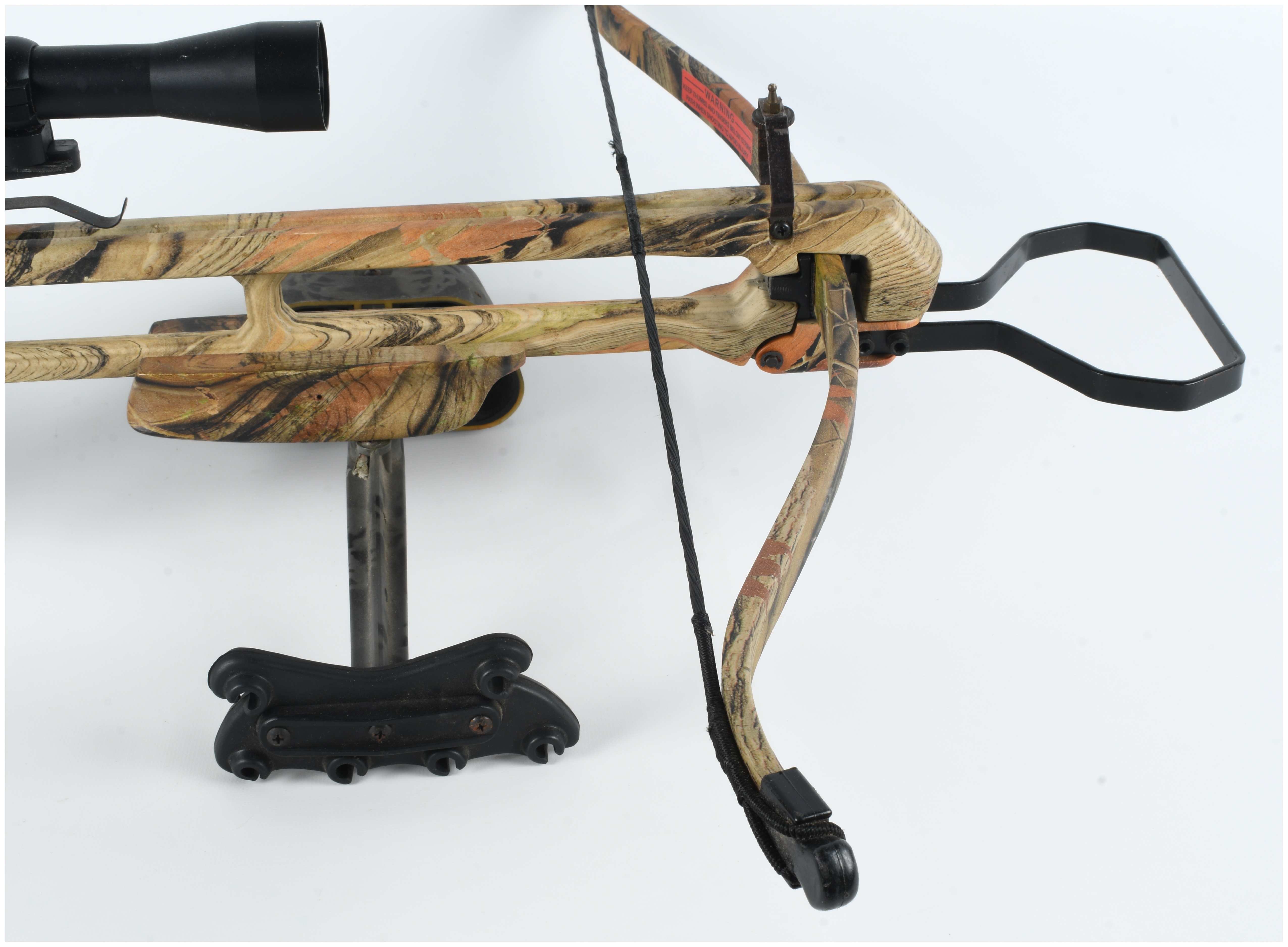 Camouflage Pattern Recurve Hunting Crossbow with Simmons 4x32 Scope
