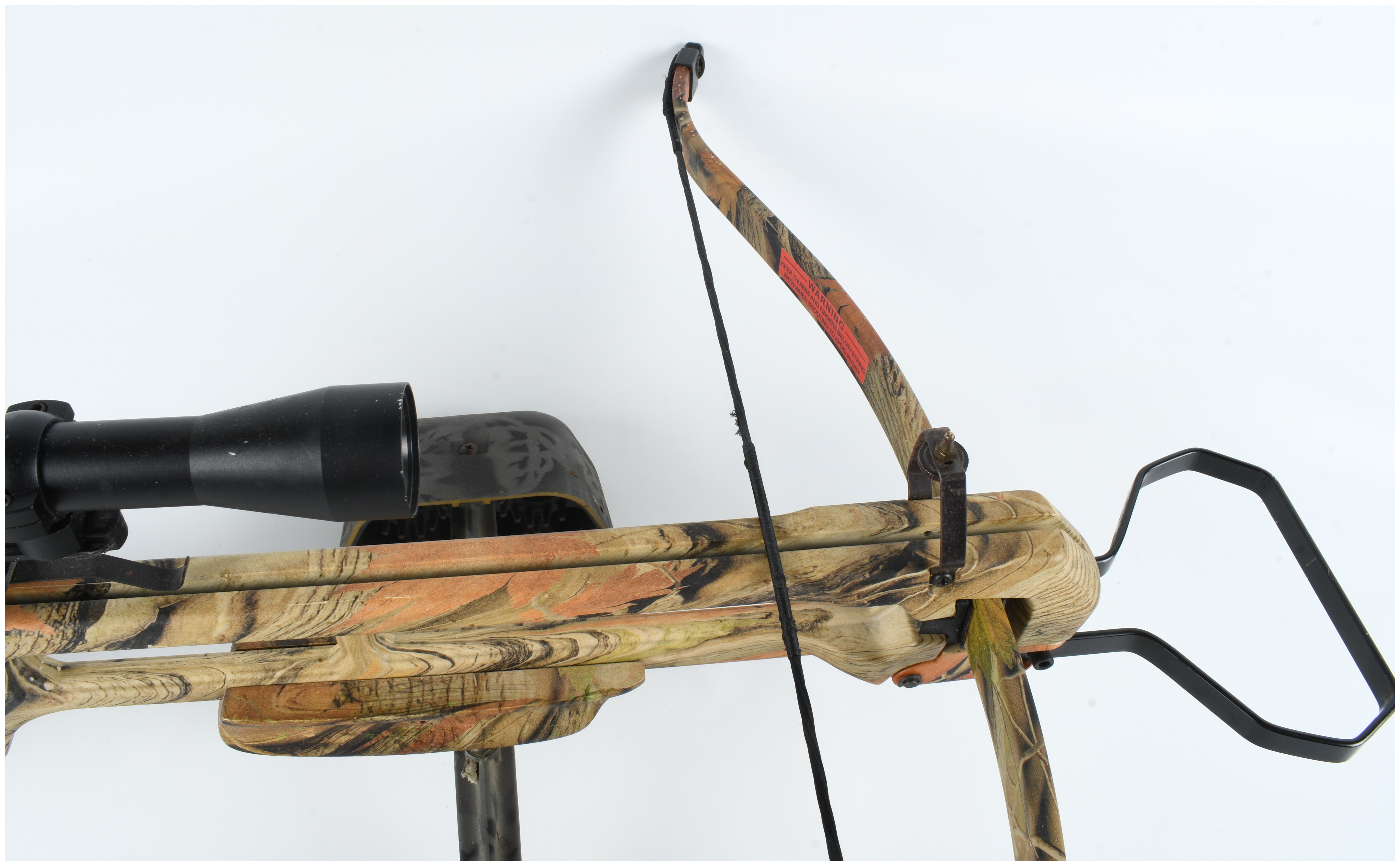 Camouflage Pattern Recurve Hunting Crossbow with Simmons 4x32 Scope