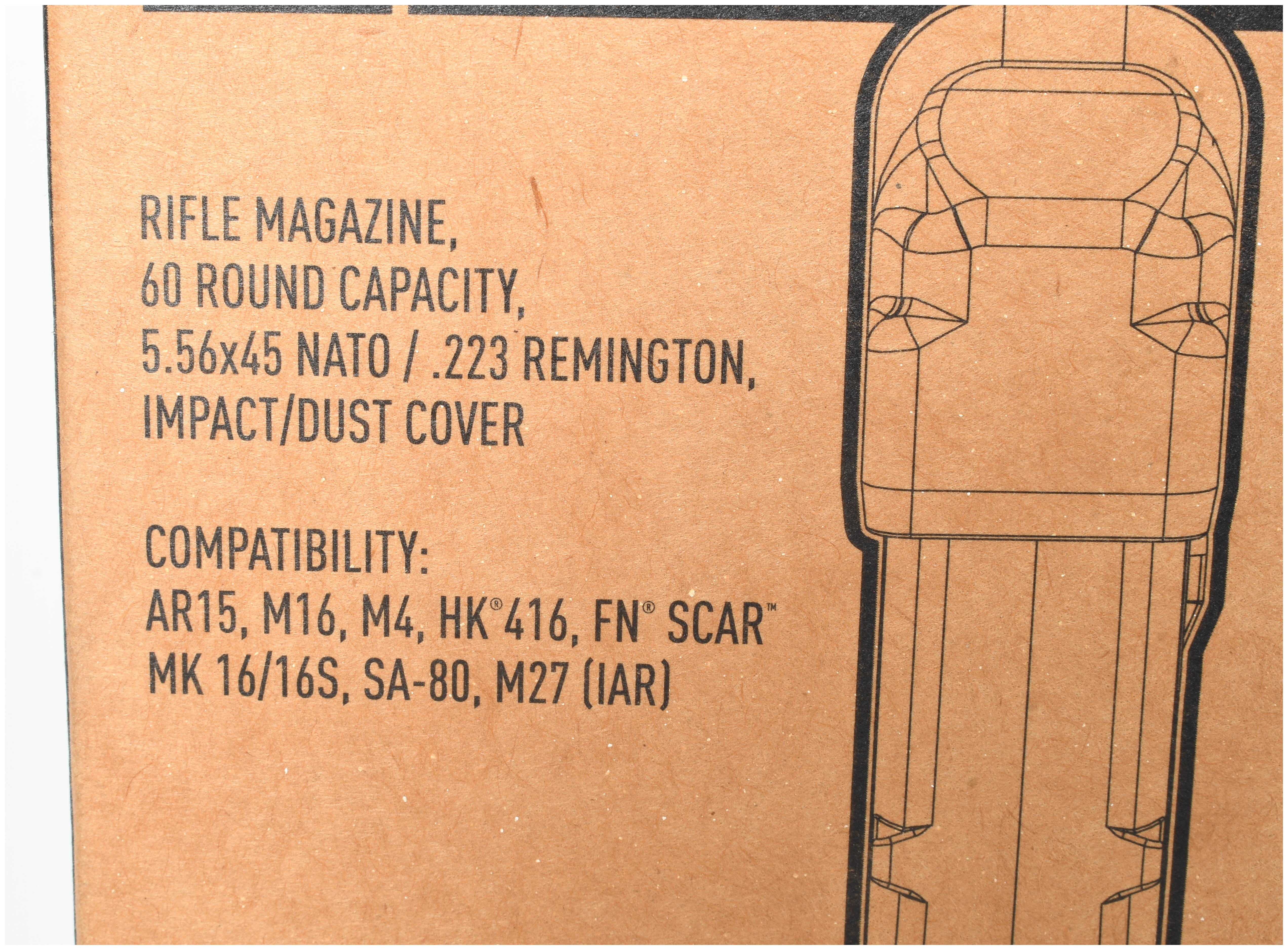 Magpul PMAG D-60 GEN M3 Drum Magazine 5.56x45 NATO