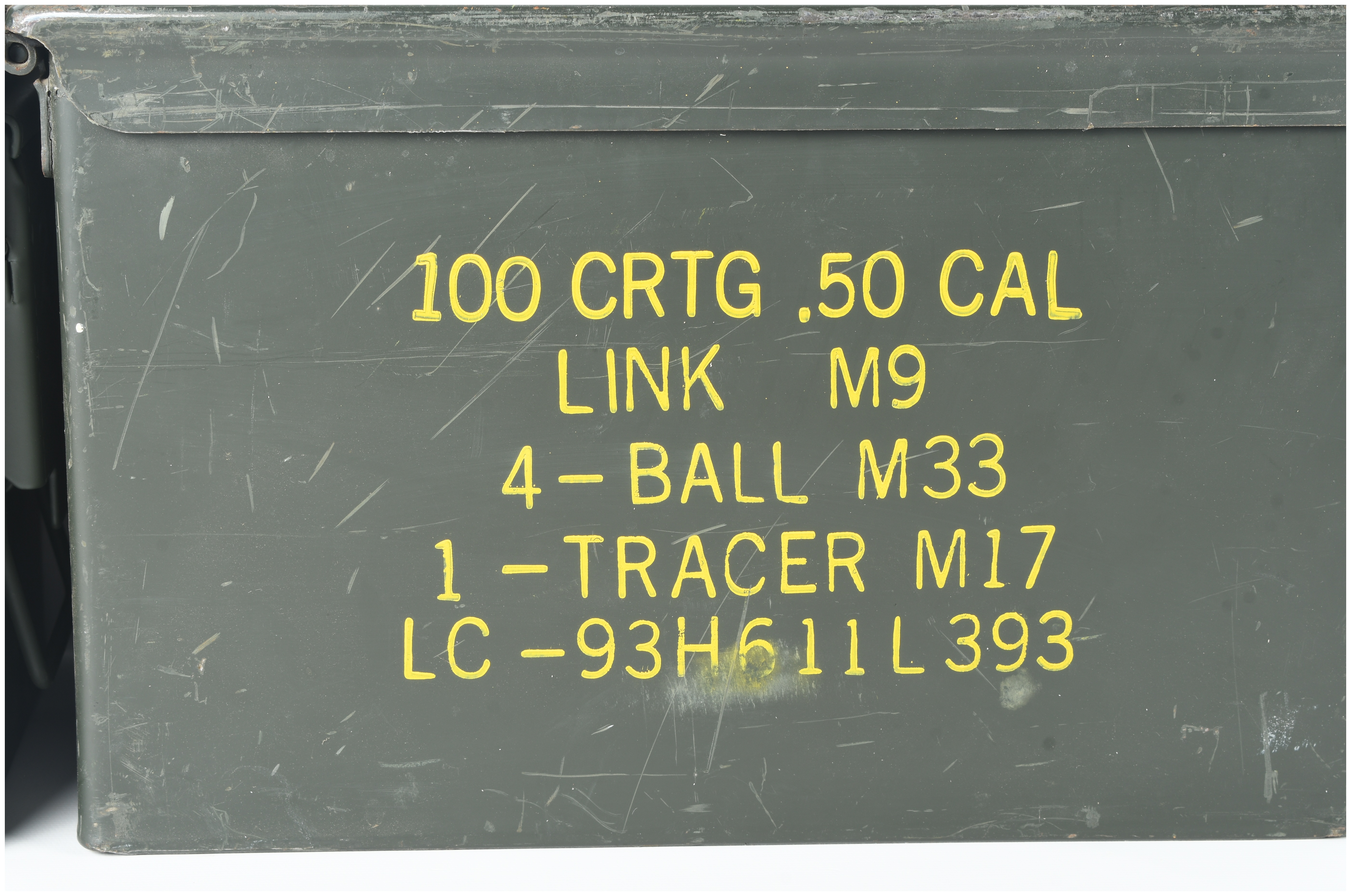 A Pair of US Military M2A1 .50 Caliber Steel Ammunition Cans