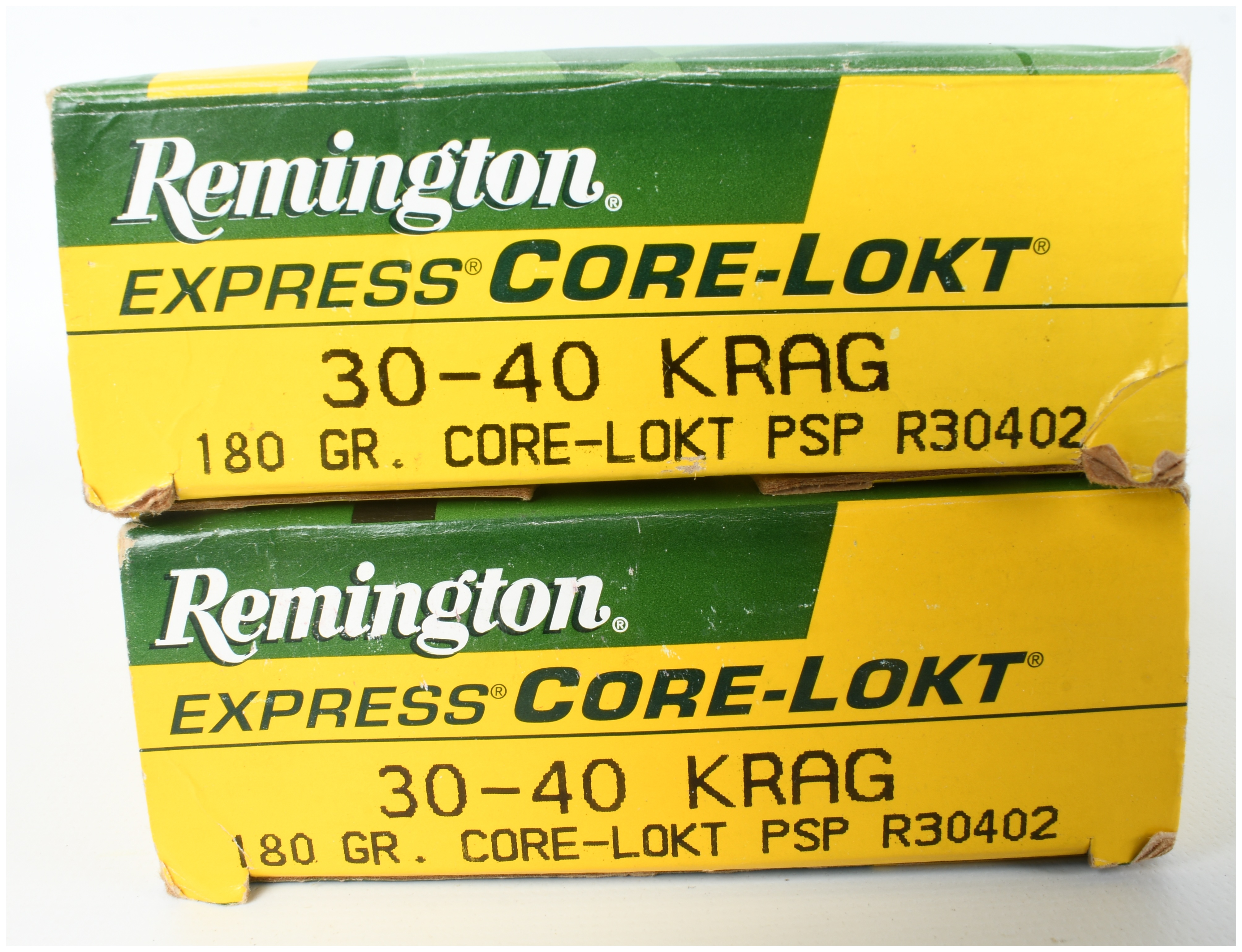 A Lot of 40 Remington Express Core-Lokt .30-40 Krag Centerfire Rifle Cartridges