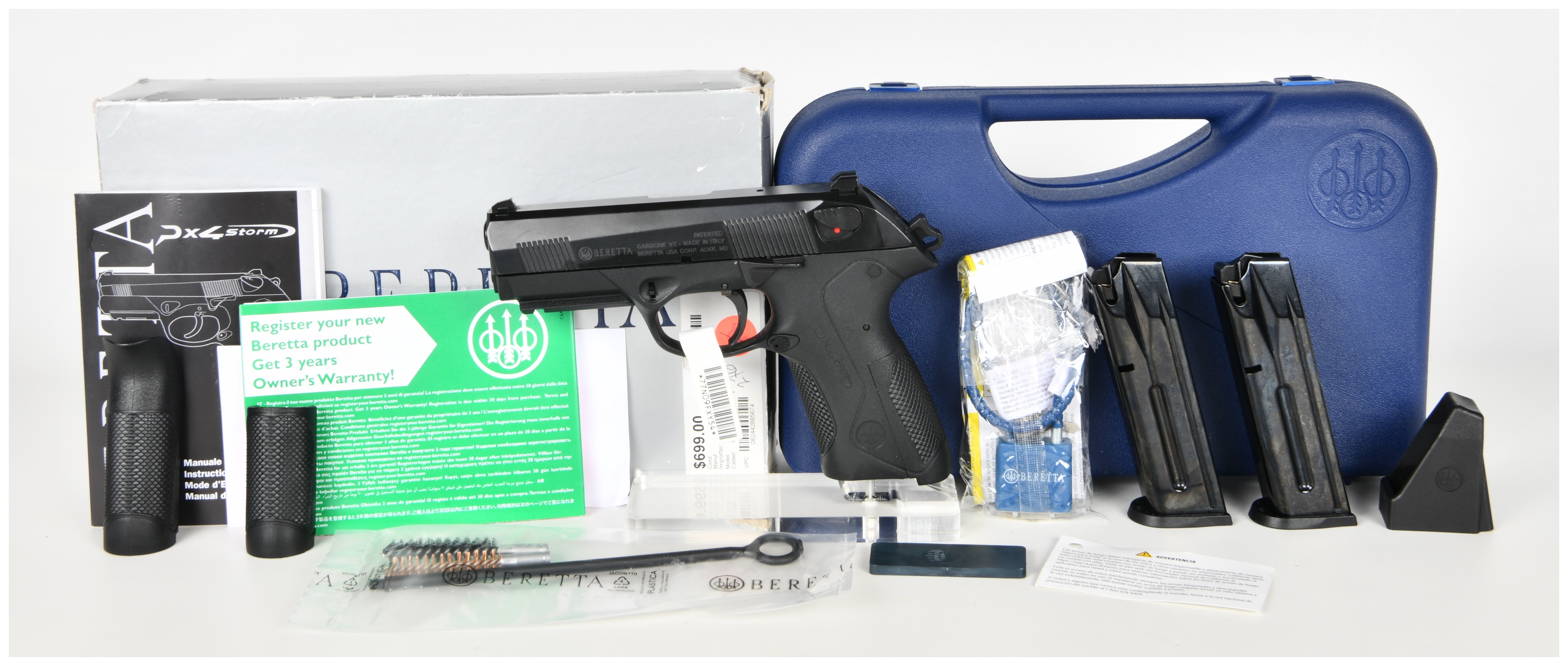 Beretta Px4 Storm Semi-Automatic Pistol 9mm with 4 Inch Barrel