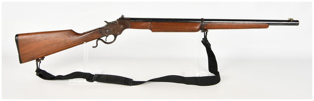 Lot 51: Stevens Model 414 Armory Model Single Shot Lever Action Rifle .22 Short with 26 Inch Barrel
