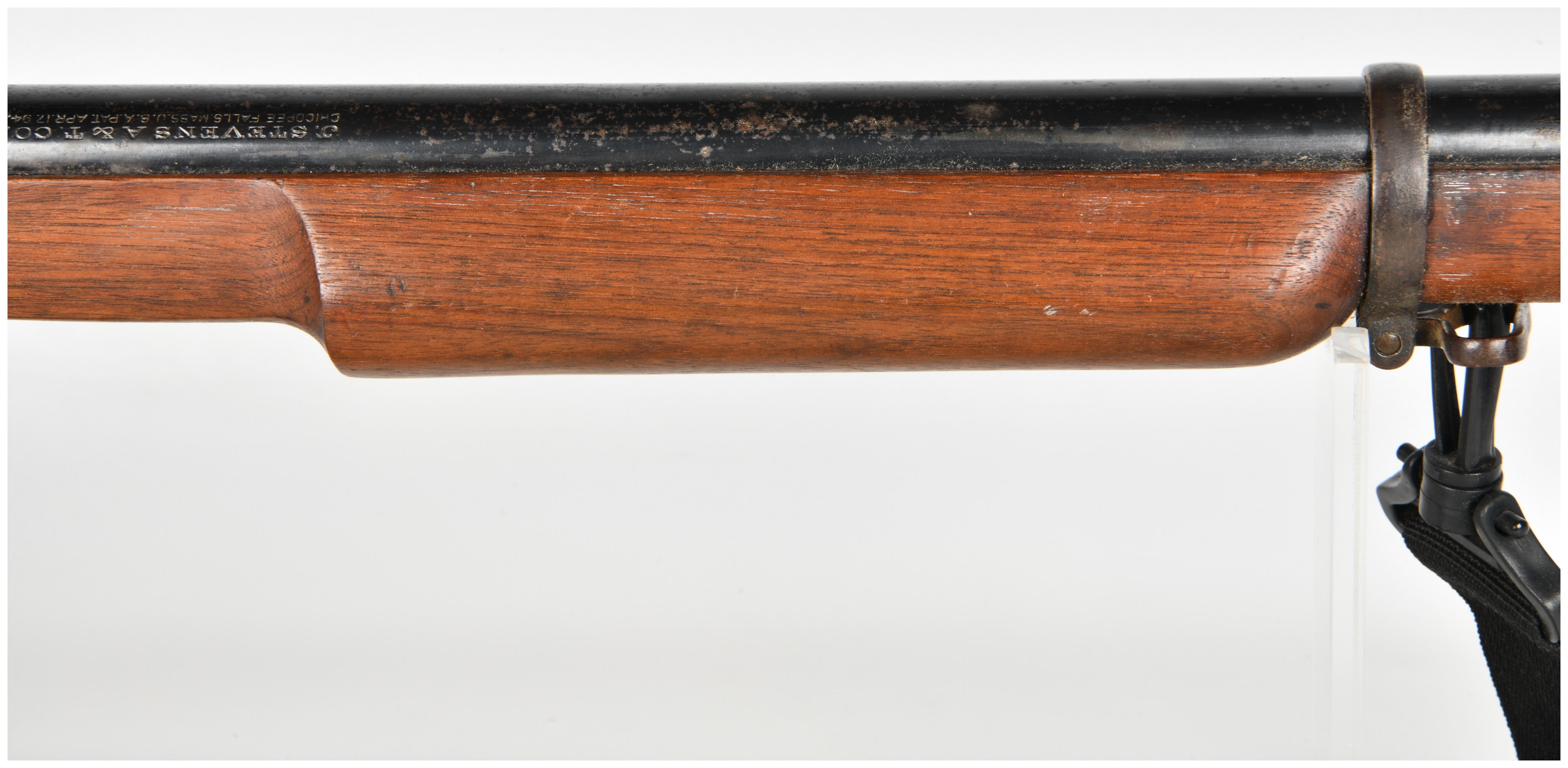 Stevens Model 414 Armory Model Single Shot Lever Action Rifle .22 Short with 26 Inch Barrel