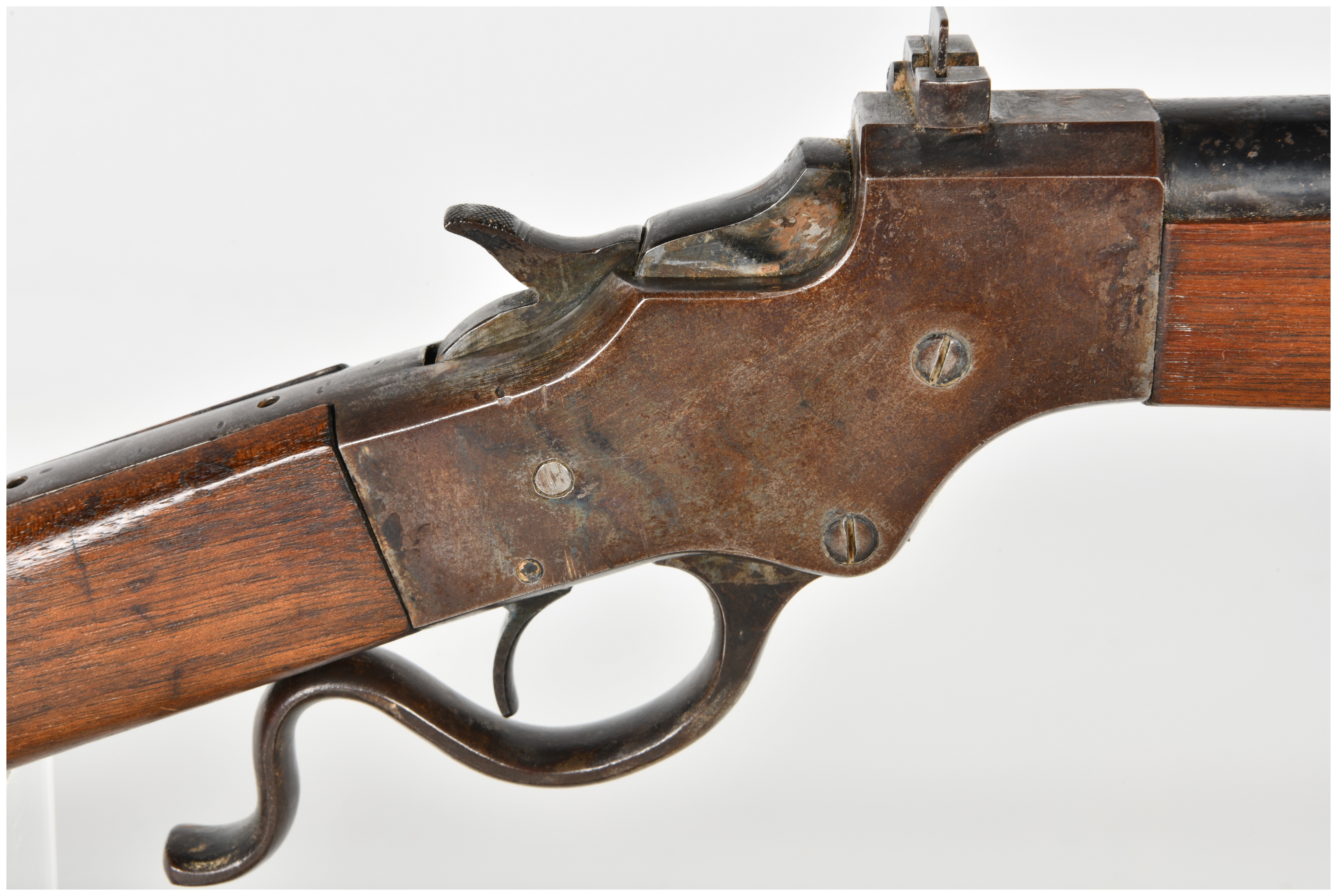 Stevens Model 414 Armory Model Single Shot Lever Action Rifle .22 Short with 26 Inch Barrel