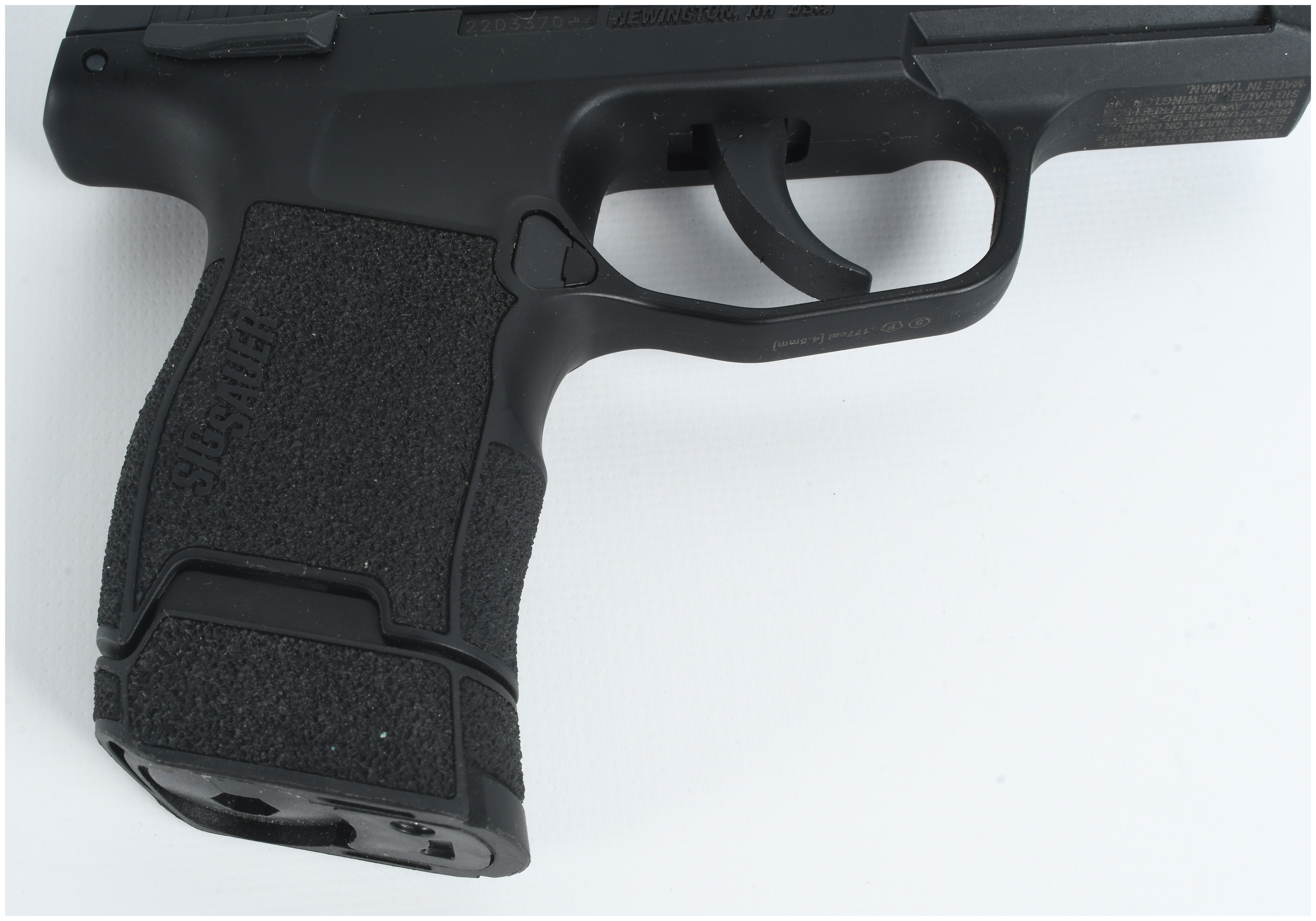 Two .177 Caliber Air Pistols Modeled After Sig Sauer P365 and Glock 19