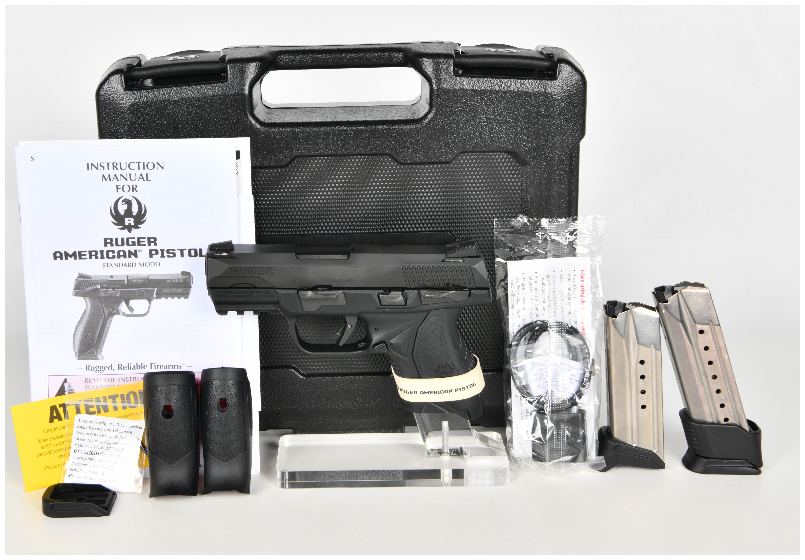 Ruger American Pistol Compact Semi-Automatic Pistol 9mm Luger with 3.55 Inch Barrel