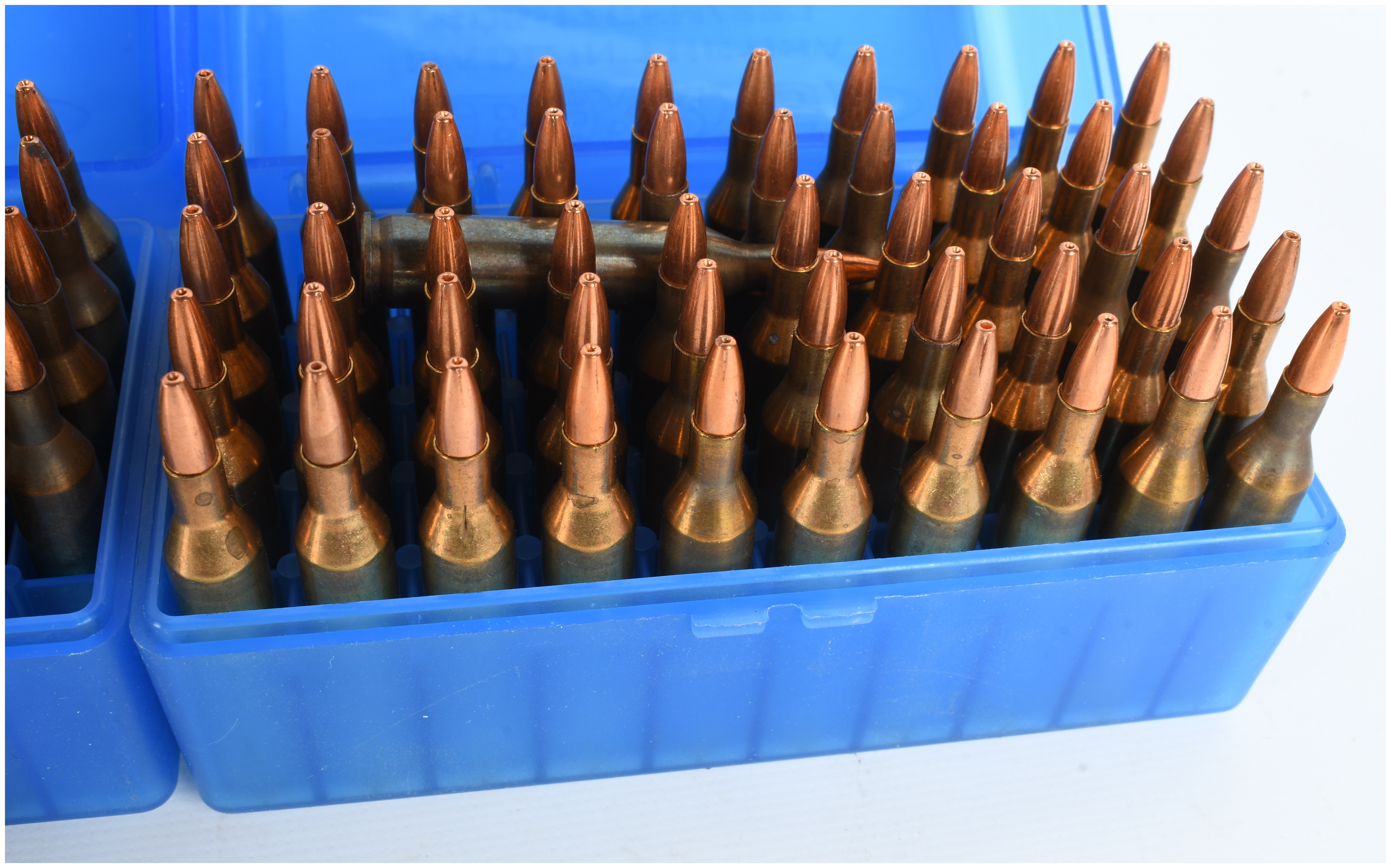 A Lot of 101 Live Rounds and 45 Primed Casings Nosler .17 Remington Ammunition