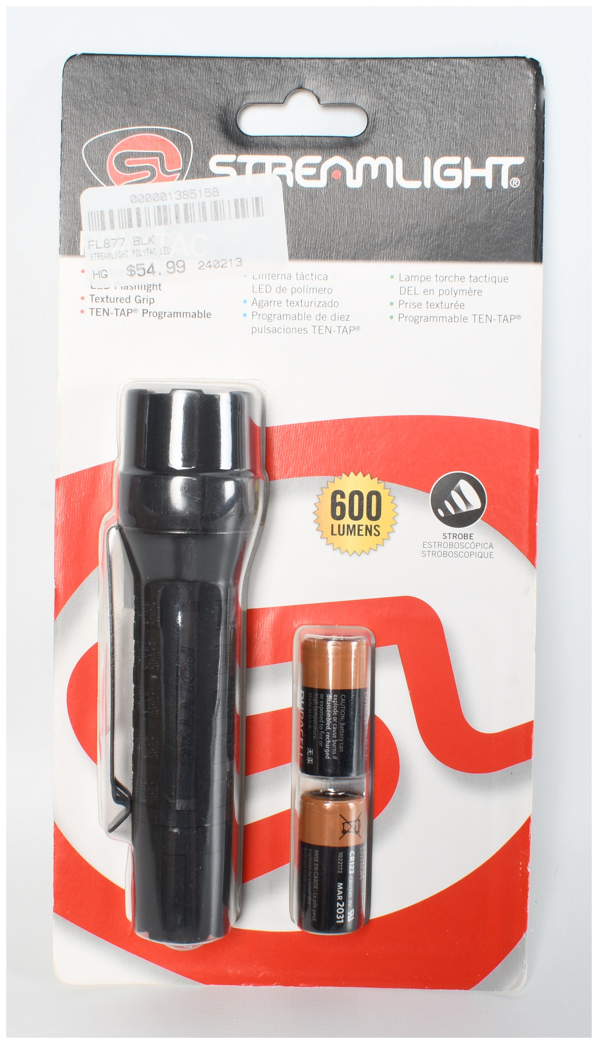 Streamlight PolyTac LED Handheld Flashlight in Original Packaging