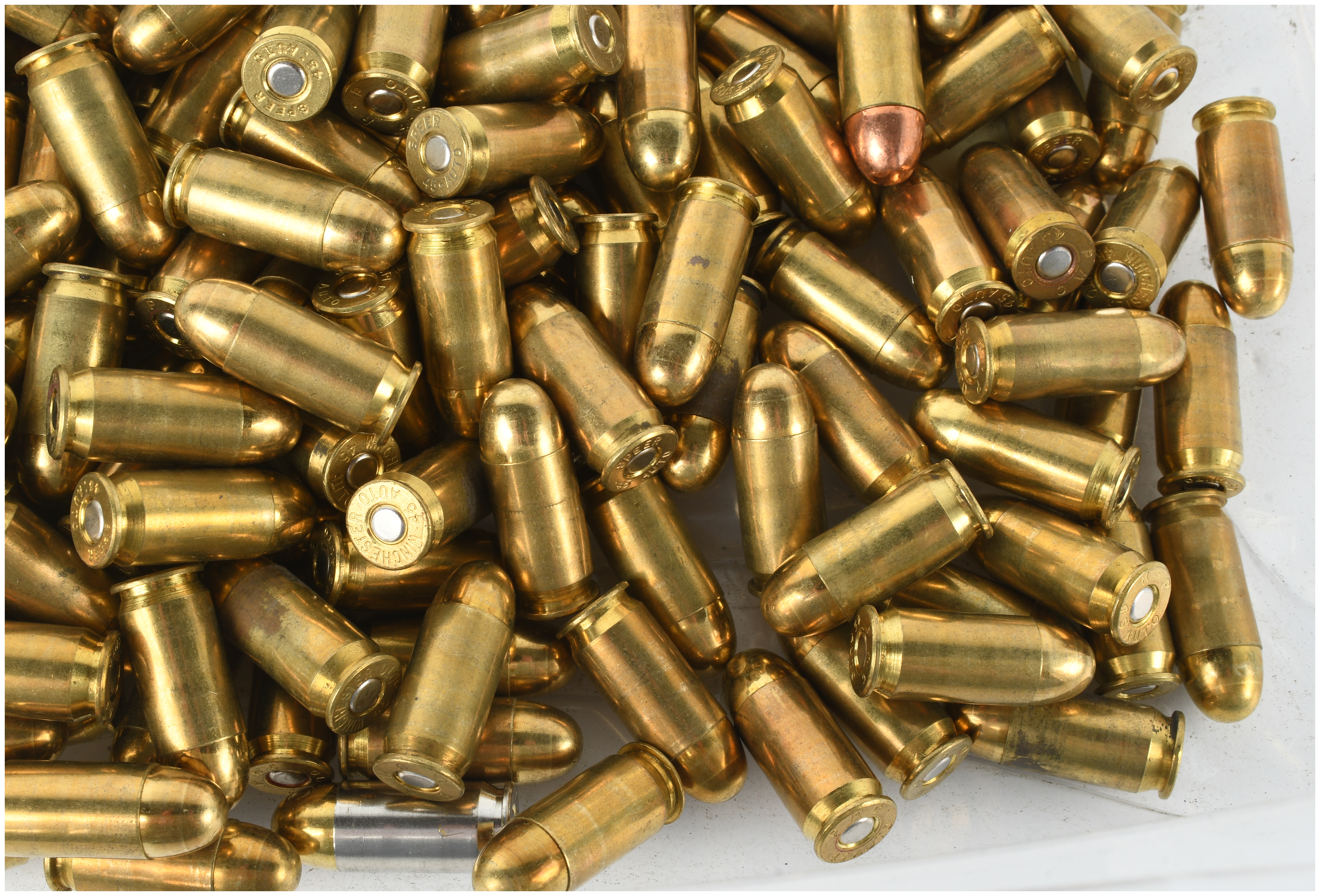 A Lot of 200 Rounds of Mixed .45 ACP Caliber Ammunition