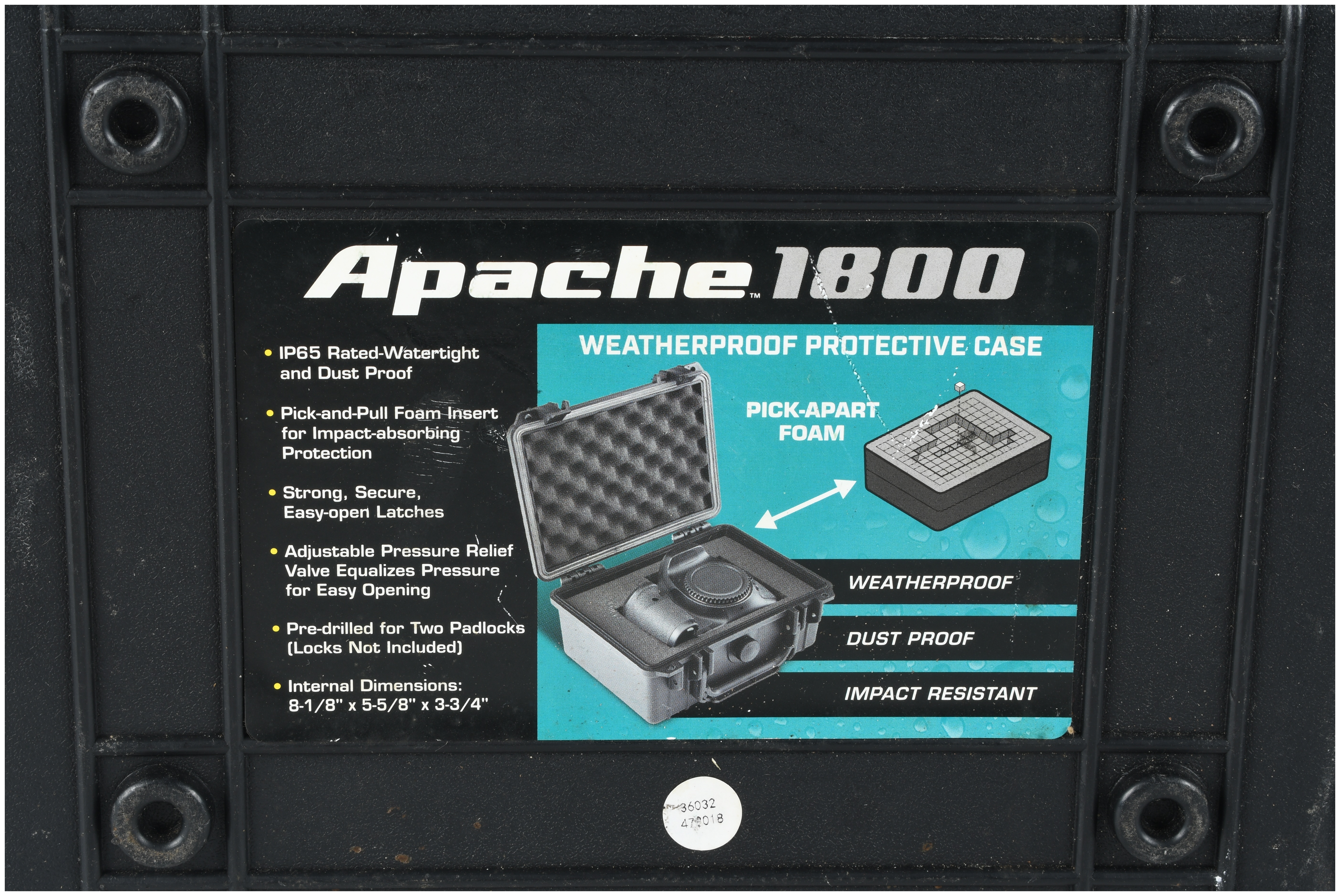 Three Apache 1800 Weatherproof Protective Utility Cases