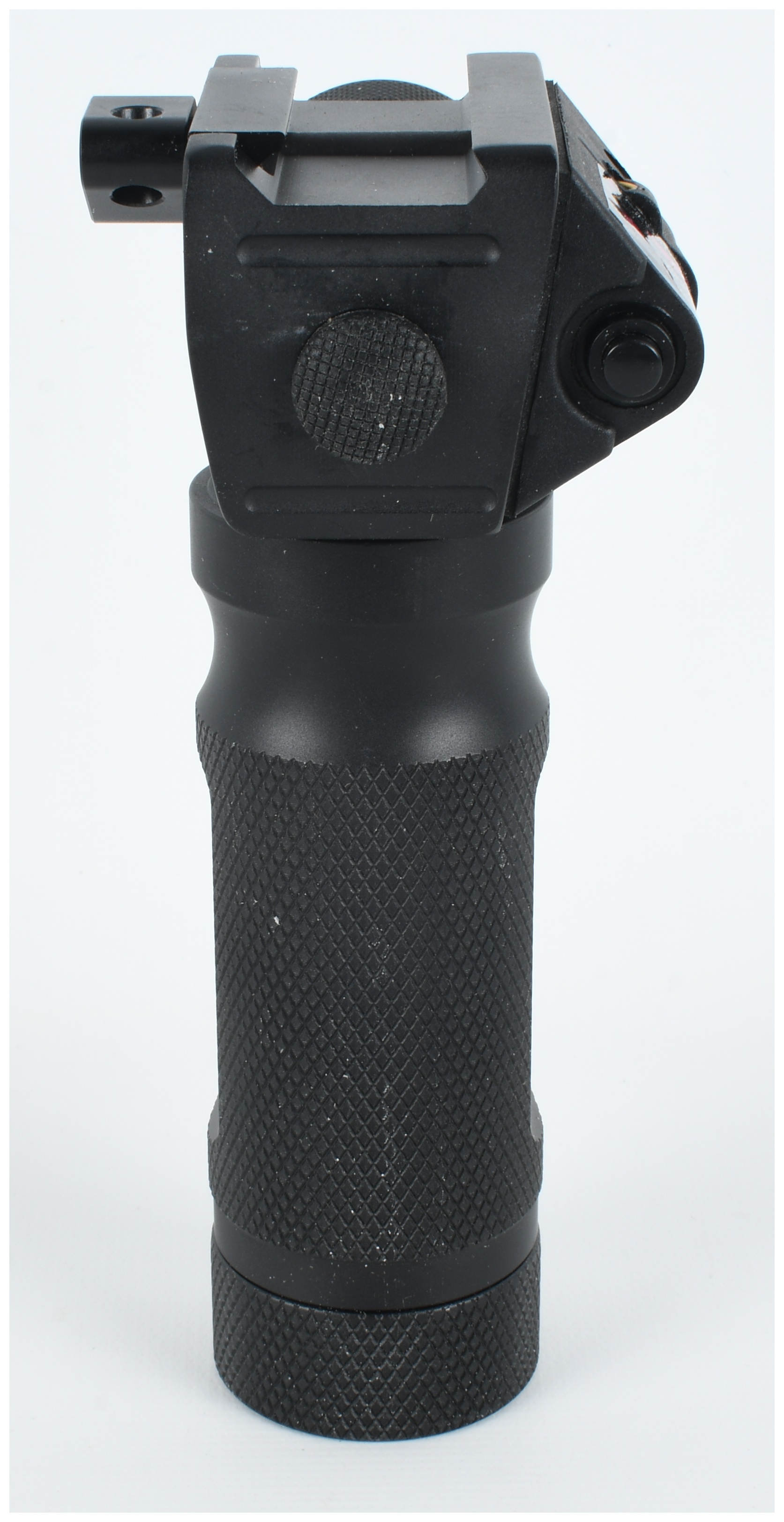Tactical Aluminum Vertical Foregrip with Integrated LED Flashlight and Laser Sight