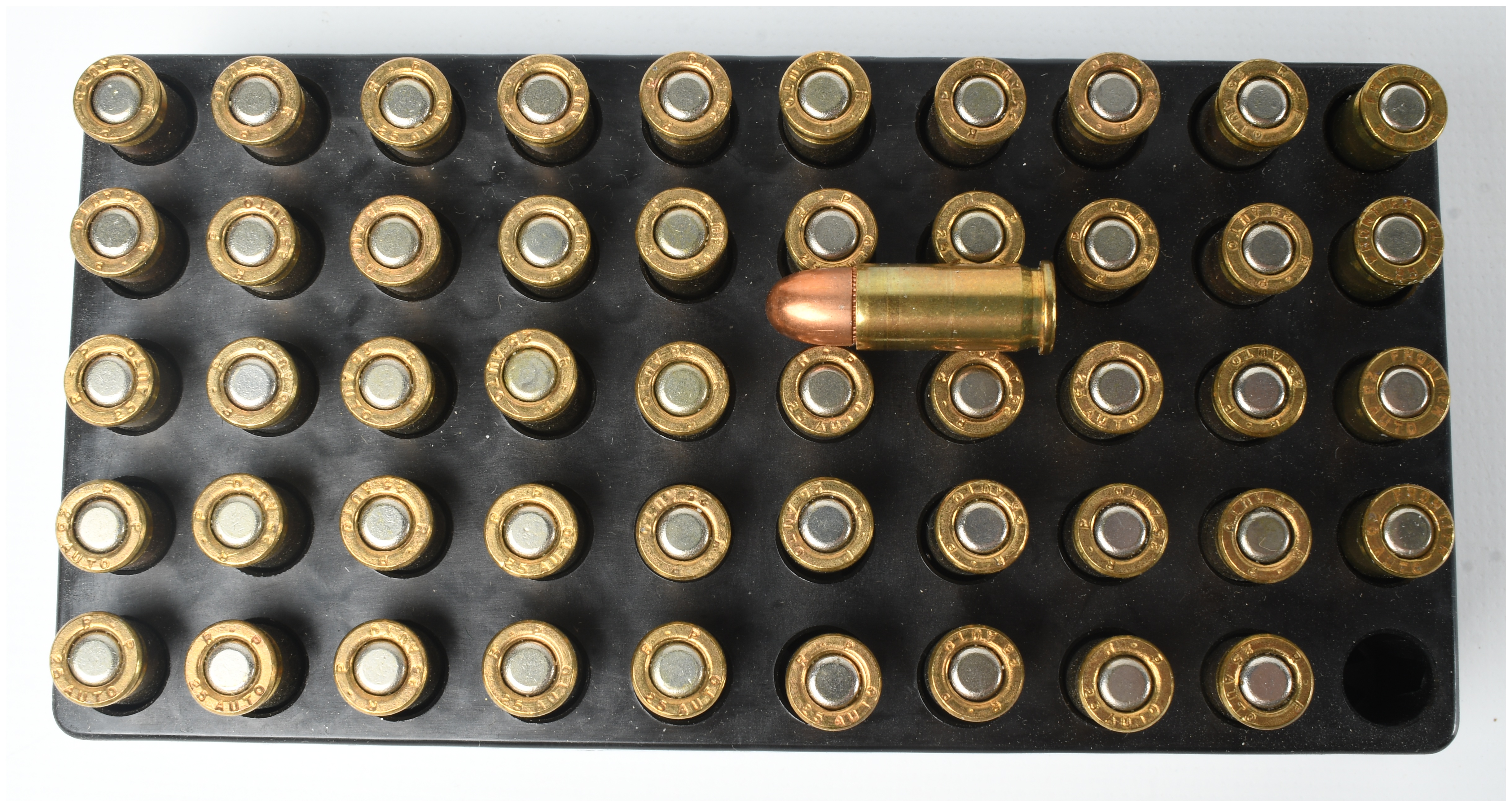 A Lot of 200 Rounds of Mixed Manufacturer .25 Auto Pistol Ammunition