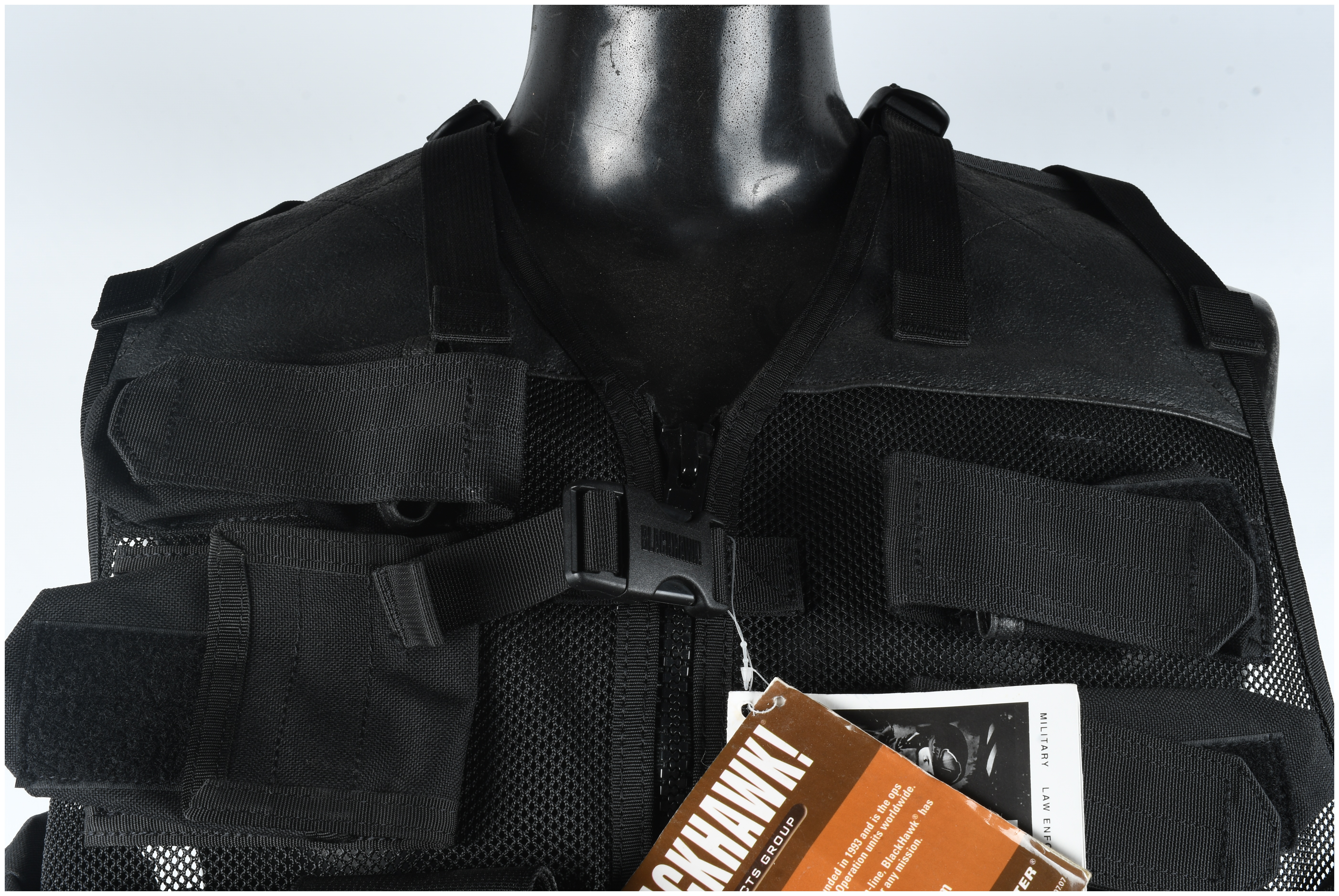 Blackhawk! Omega Series Elite Tactical Load Bearing Vest with Integrated Cargo Pack