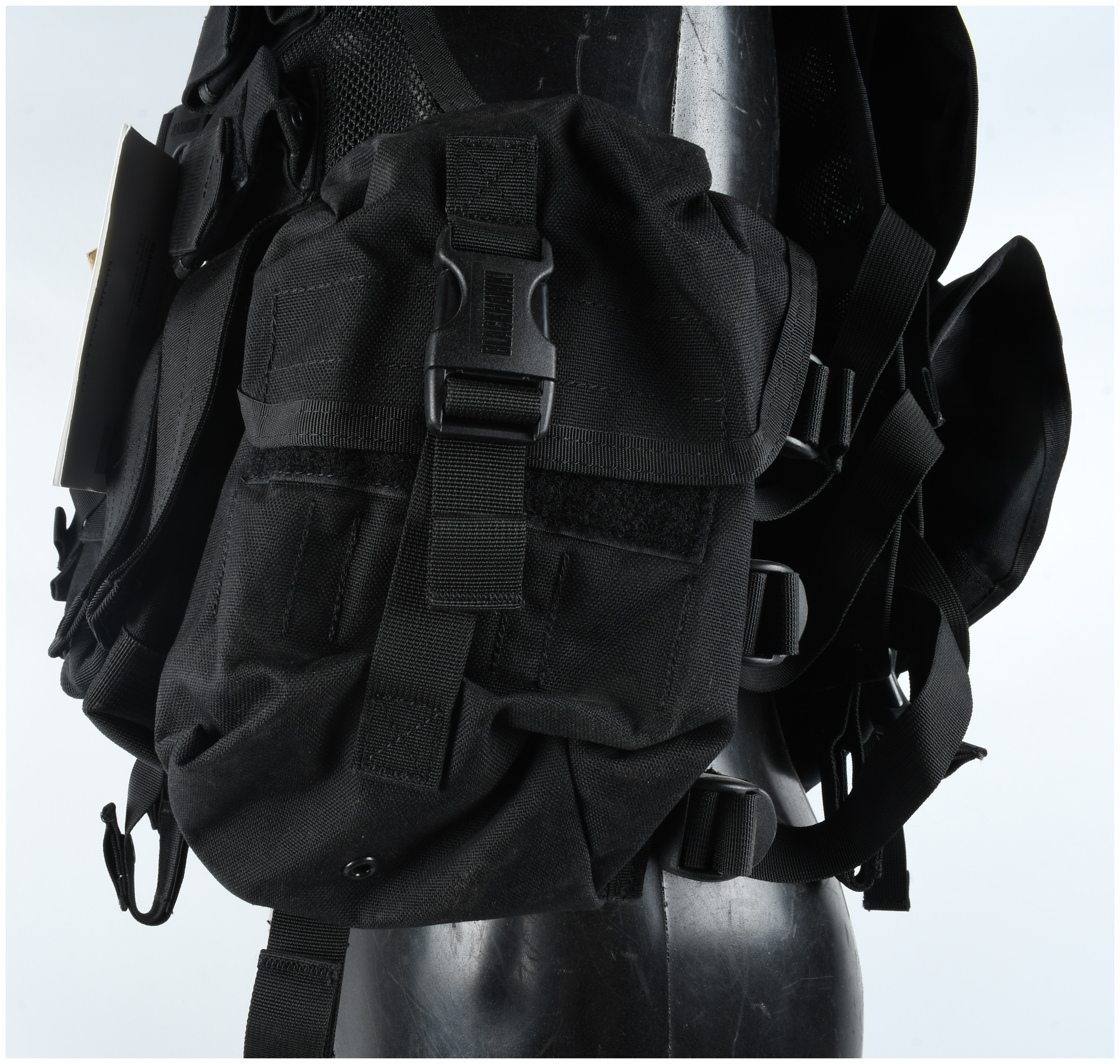 Blackhawk! Omega Series Elite Tactical Load Bearing Vest with Integrated Cargo Pack