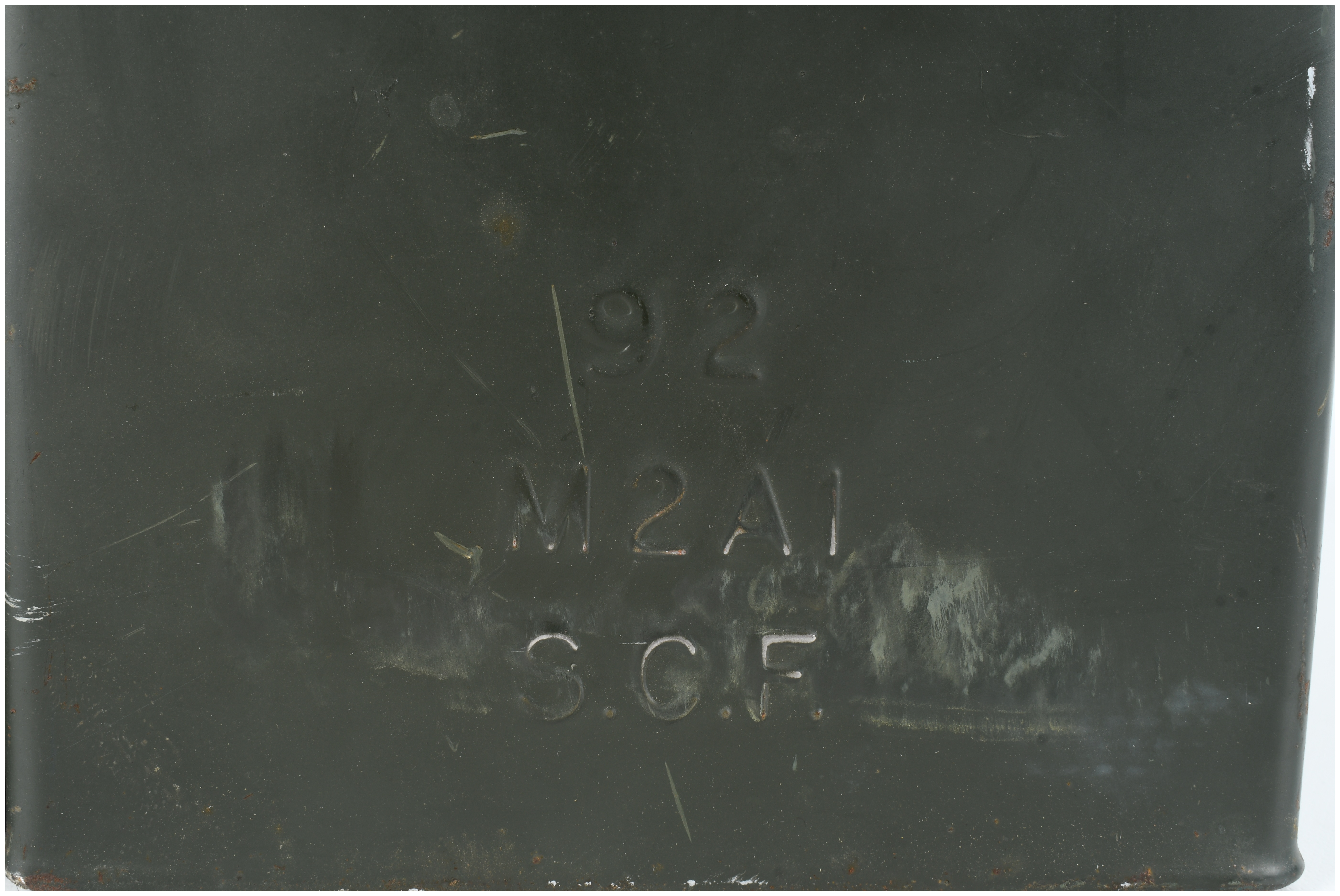 A Pair of US Military Surplus .50 Caliber M2A1 Steel Ammunition Cans