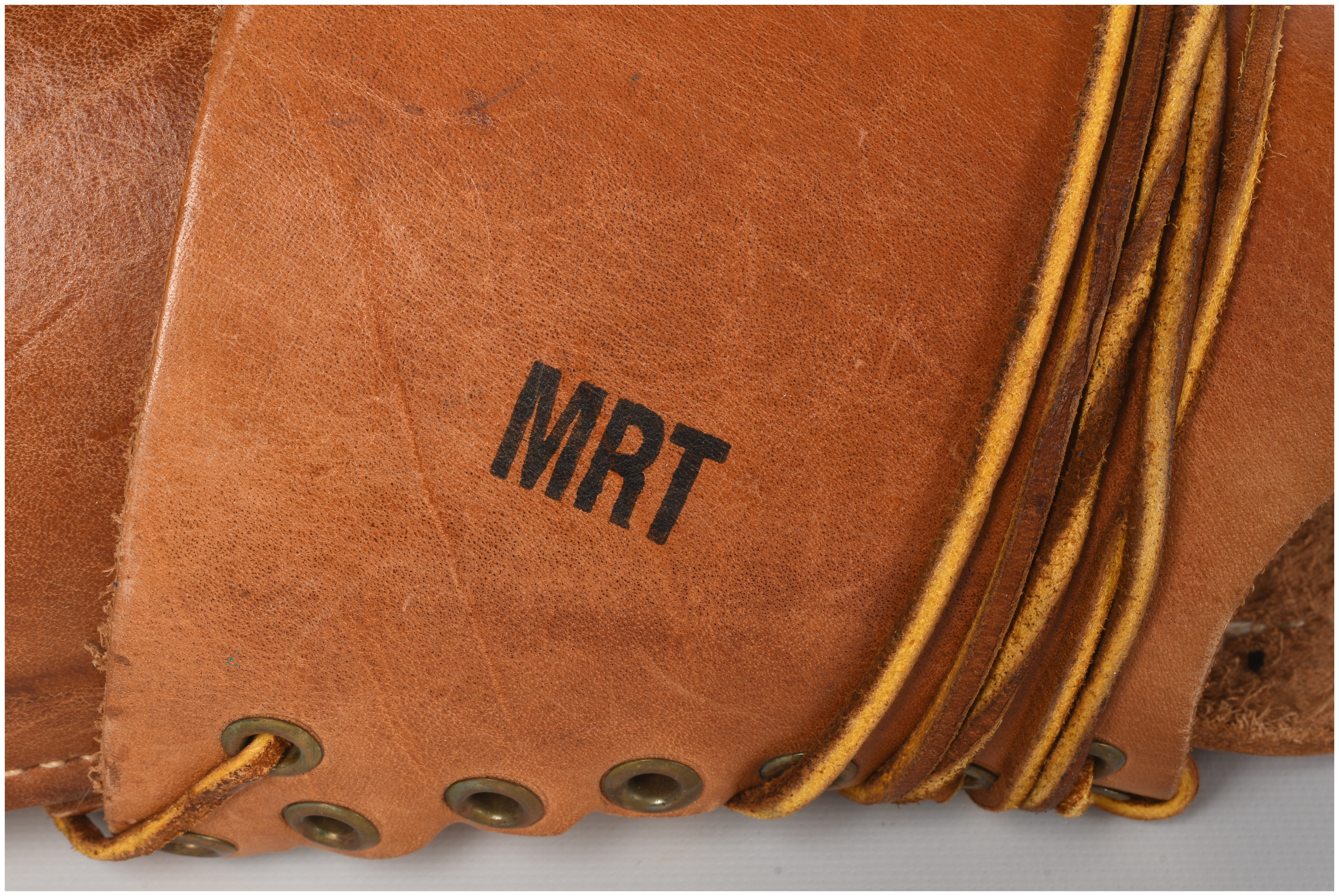 A Pair of U.S. M1 Garand Leather Sniper Rifle Cheek Pads