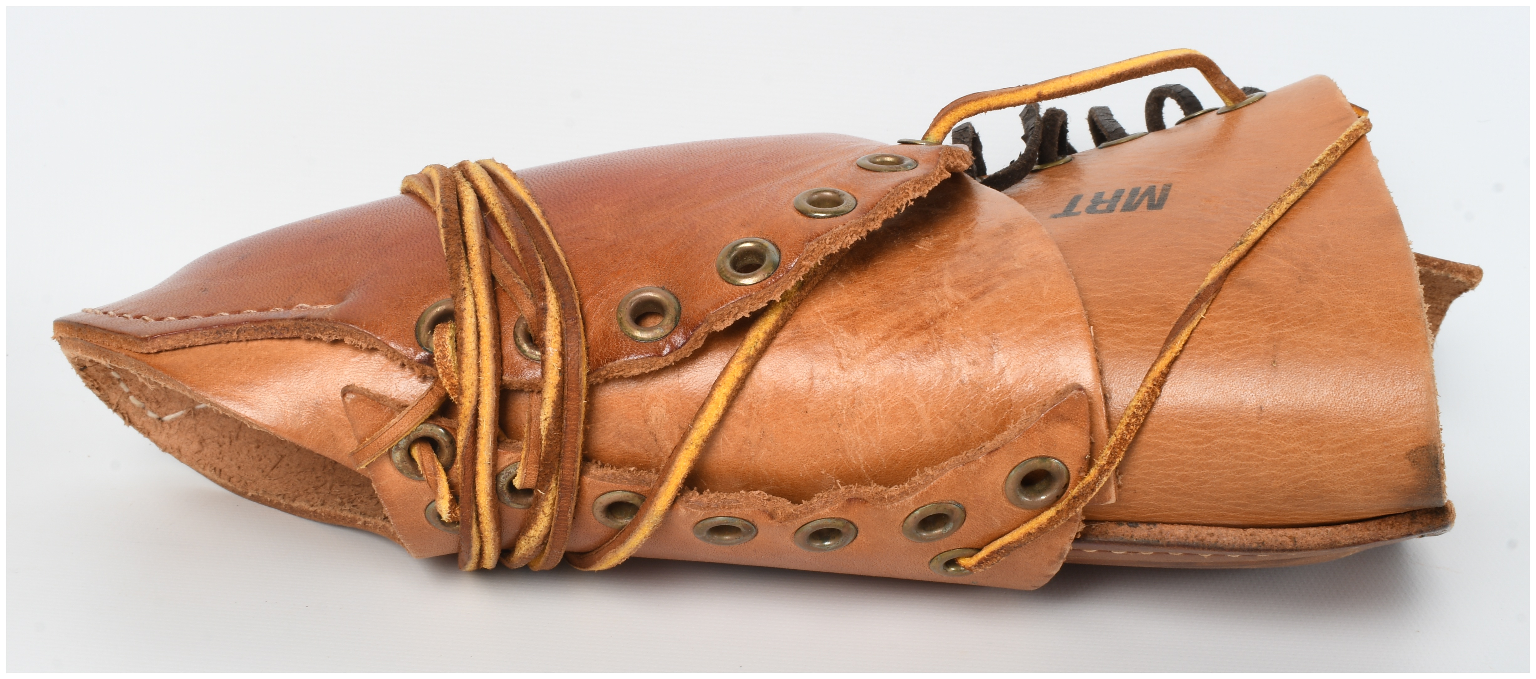 A Pair of U.S. M1 Garand Leather Sniper Rifle Cheek Pads