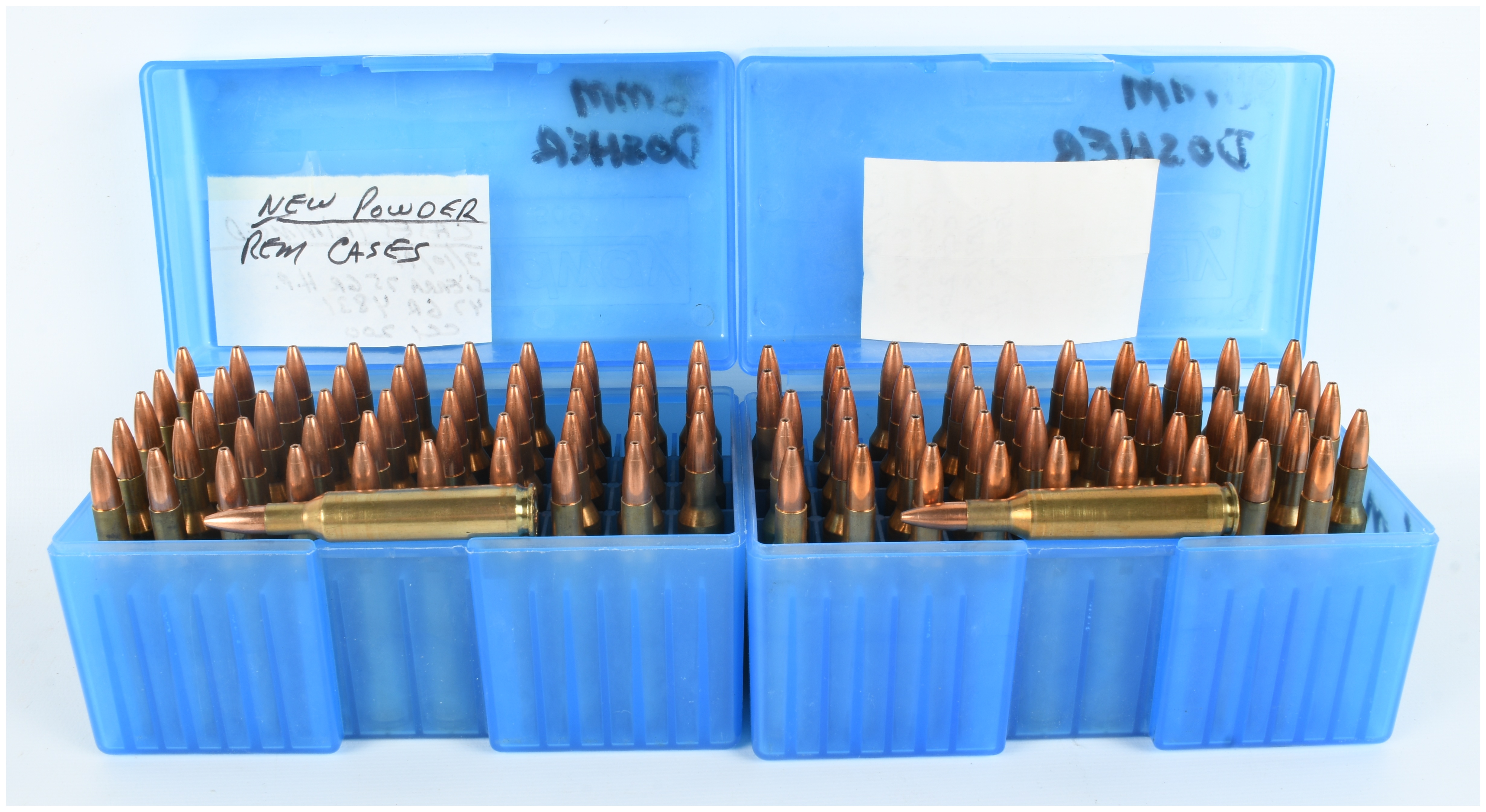 A Lot of 100 Rounds of 6mm Dasher Hand-Loaded Ammunition